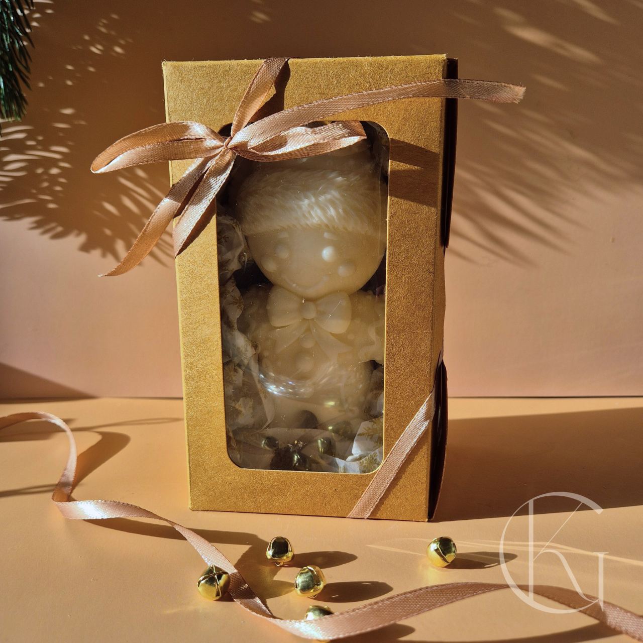 WINTER-KERST GINGERBREAD MAN KAARS