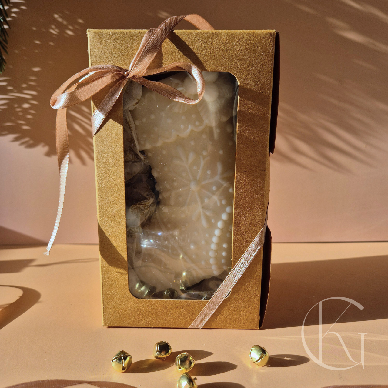 WINTER-KERST SOK KAARS